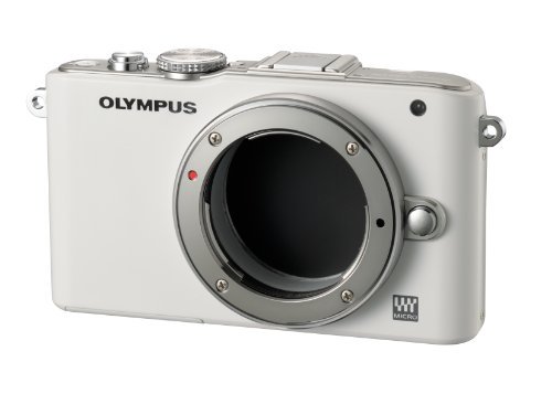 OLYMPUS ミラーレス一眼 PEN Lite E-PL3 ボディ ホワイト E-PL3 BODY WHT【中古品】