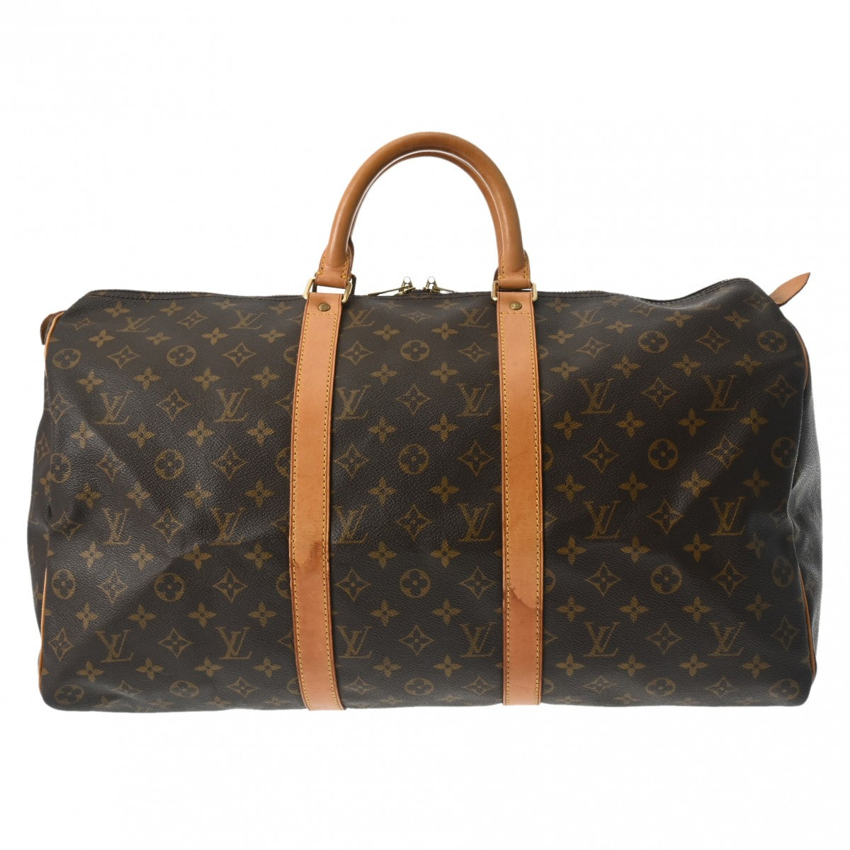 LOUIS VUITTON ルイヴィトン モノグラム キーポル 50 ブラウン M41426 ユニセックス モノグラムキャンバス ボストンバッグ Bランク 中古 