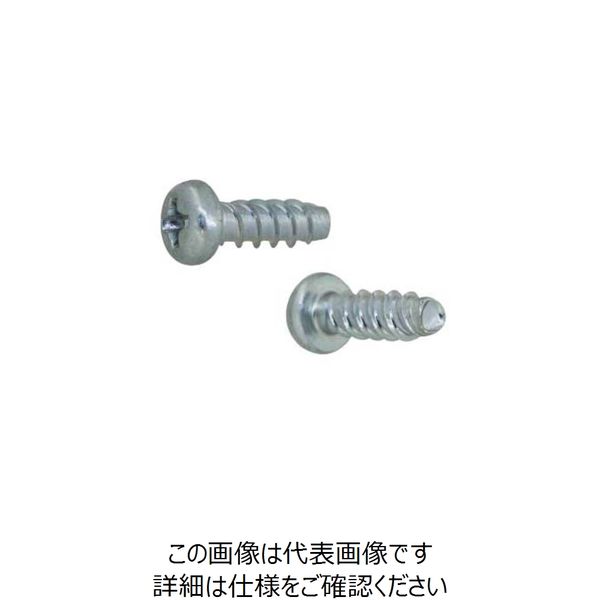 SUNCO 三価ブラック Pタイトナベ(日東精工 3×8 (3000本入) 30-00-N200-0030-0080-04 1箱(3000本)（直送品）