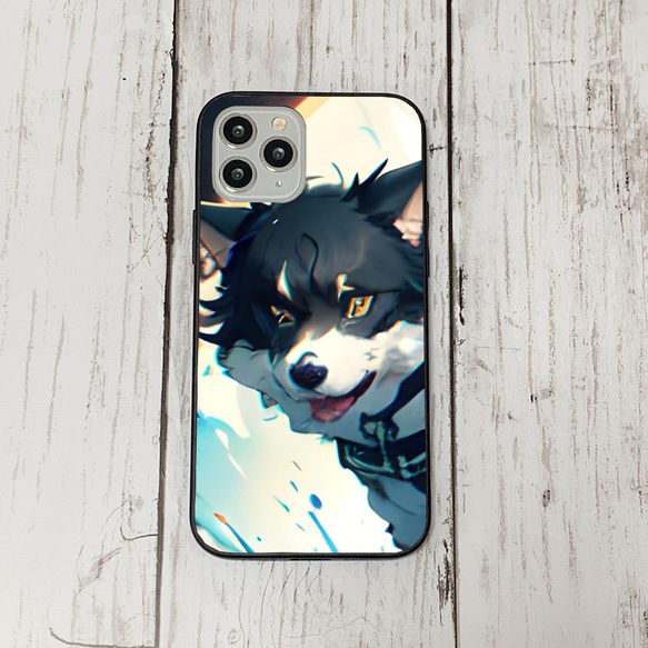 iphoneケース2-3-13 iphone 強化ガラス 犬・いぬ・ワンちゃん 箱7 かわいい アイフォン iface