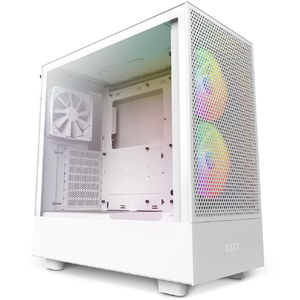 NZXT RGBファン搭載 コンパクト ATX ミドルタワー ホワイト CC-H51FW-R1