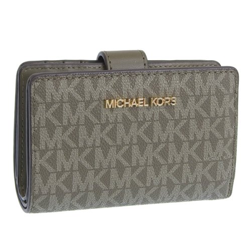 MICHAEL KORS マイケルコース JET SET TRAVEL ジェットセット トラベル MKシグネチャー 二つ折り 財布