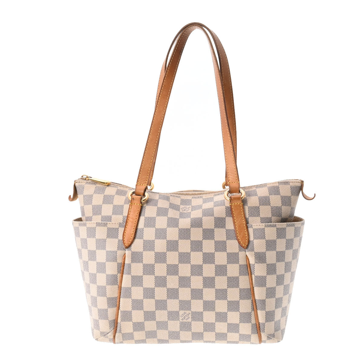 LOUIS VUITTON ルイヴィトン ダミエ アズール トータリーPM ホワイト N51261 レディース ダミエアズールキャンバス トートバッグ Bランク 中古 