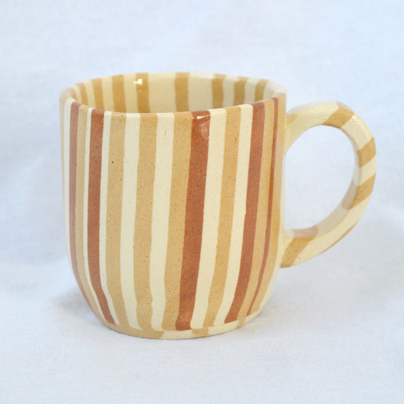 練り込みマグカップ（ストライプ）Nerikomi mug, stripe