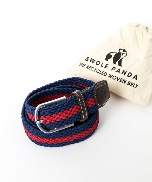 【SWOLE PANDA/スウォール パンダ】RECYCLED WOVEN BELT STRIPE