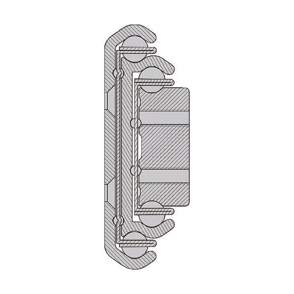 スガツネ工業 (190025349)CBLーRA9ー1500スライドレール CBL-RA9-1500 1本 157-3911（直送品）