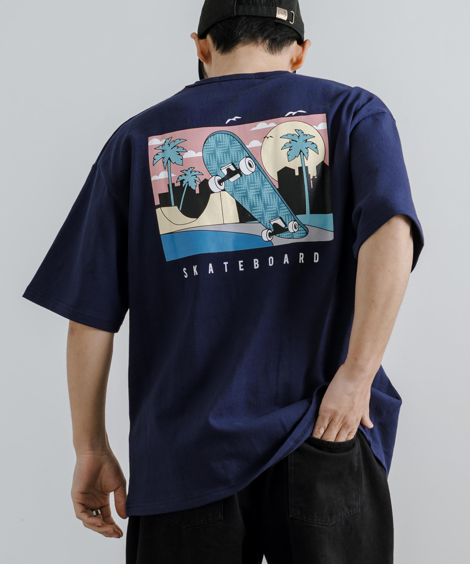 ロッキーモンロー/プリントT 半袖 Tシャツ メンズ レディース カットソー クルーネック イラス･･･