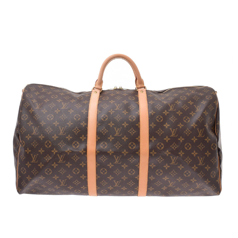 LOUIS VUITTON ルイヴィトン モノグラム キーポルバンドリエール60 ブラウン M41412 ユニセックス ボストンバッグ Aランク 中古 