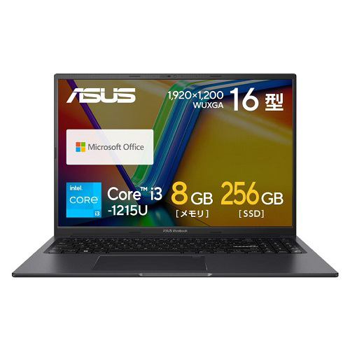 【台数限定】ASUS K3604ZA-MB035WS ノートパソコン Vivobook X シリーズ インディーブラック K3604ZAMB035WS