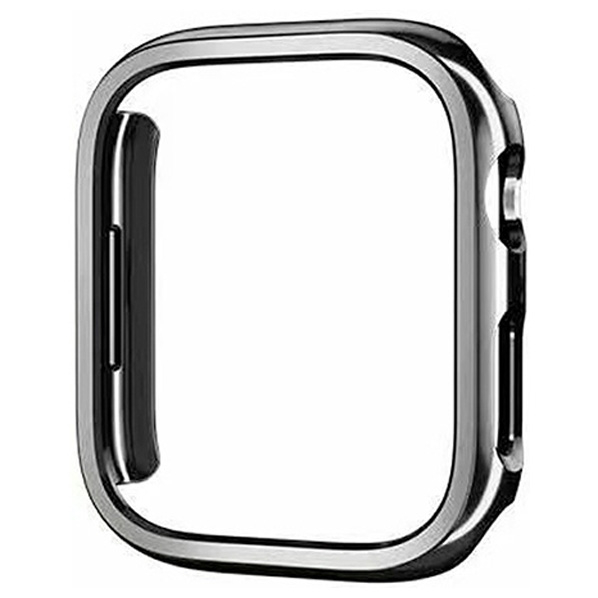 GAACAL Apple Watch Series 4-6/SE1-2 [40mm]用プラスチックフレーム メタリックブラック W00224BK2