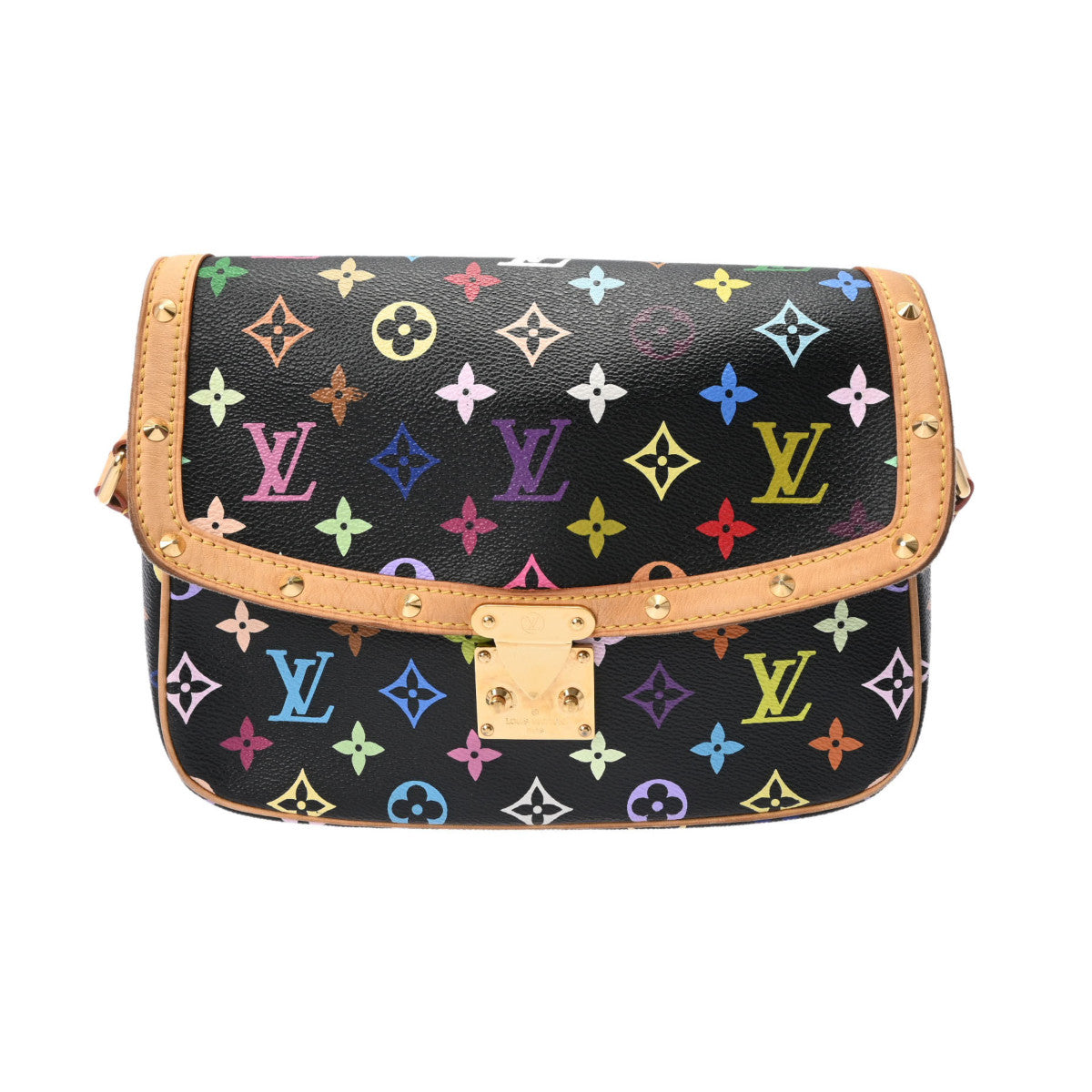 LOUIS VUITTON ルイヴィトン マルチカラー ソローニュ ノワール M92639 レディース モノグラムマルチカラー ショルダーバッグ ABランク 中古 