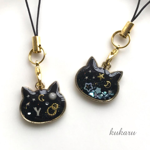 黒猫のルナ　《星砂封入》