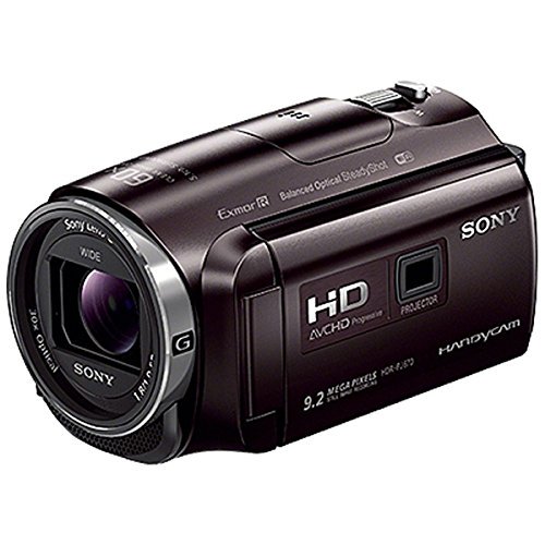 SONY HDビデオカメラ Handycam HDR-PJ670 ボルドーブラウン 光学30倍 HDR-PJ670-T【中古品】