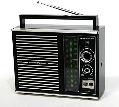 National Panasonic ナショナル パナソニック 松下電器産業 RE-695 FM/AM 2バンドテーブルラジオ【中古品】