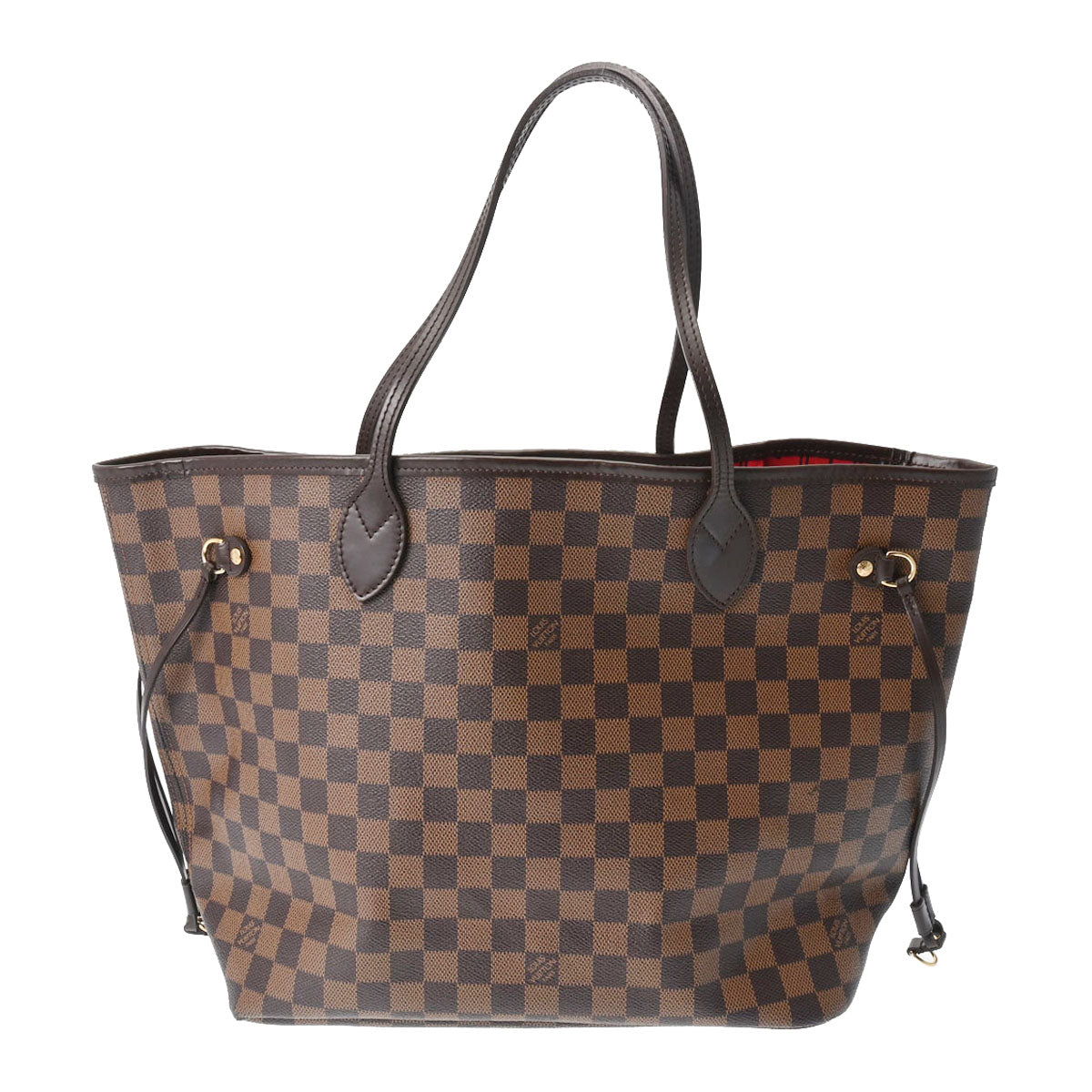 LOUIS VUITTON ルイヴィトン ダミエ ネヴァーフルMM 旧型 ブラウン N51105 レディース ダミエキャンバス トートバッグ ABランク 中古 