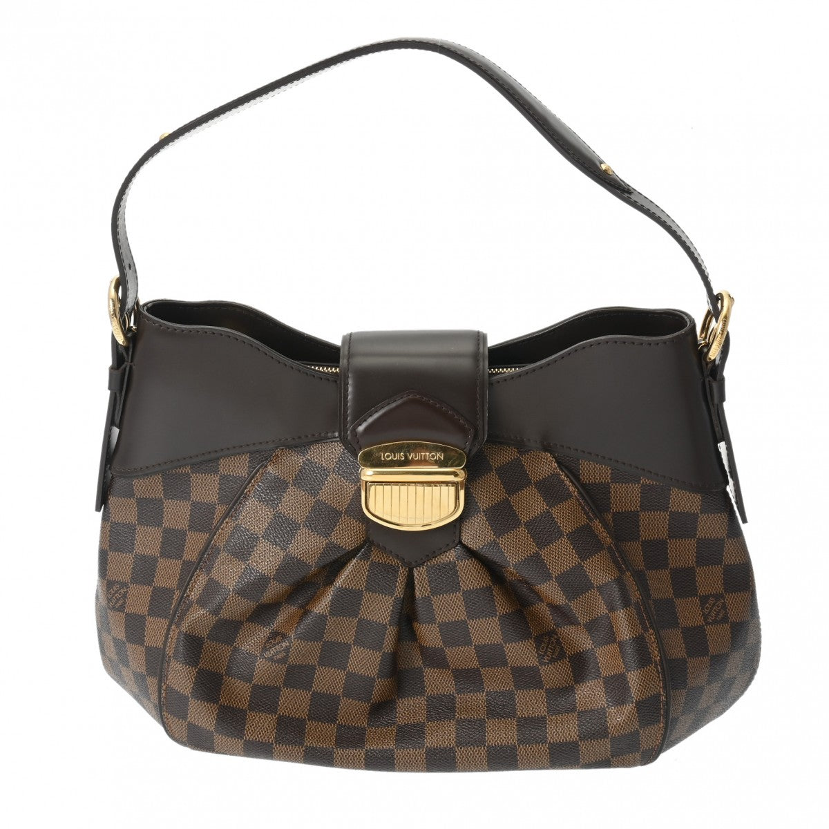 LOUIS VUITTON ルイヴィトン ダミエ システィナ MM ブラウン N41541 レディース ダミエキャンバス ショルダーバッグ ABランク 中古 