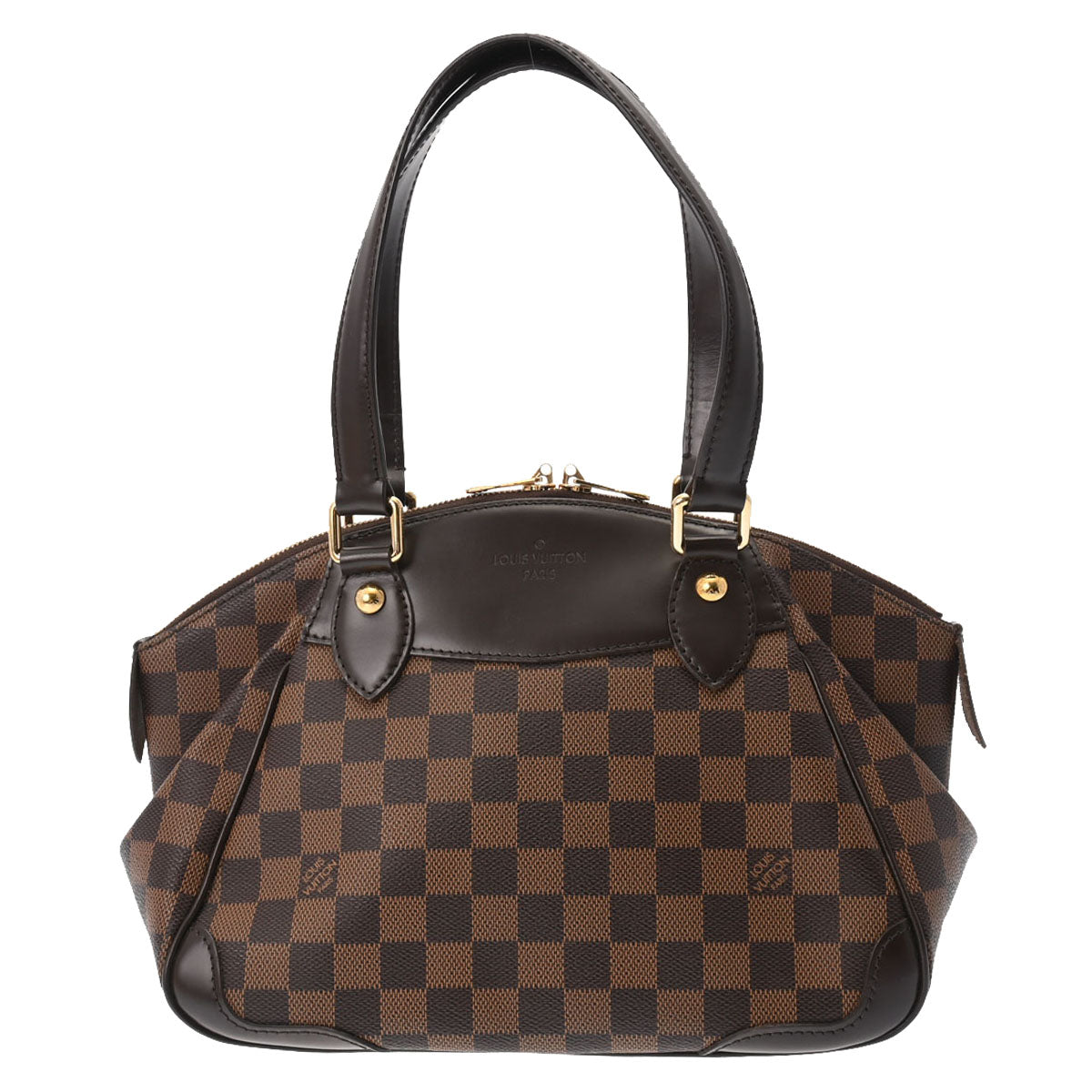 LOUIS VUITTON ルイヴィトン ダミエ ヴェローナ PM ブラウン N41117 レディース ダミエキャンバス ハンドバッグ ABランク 中古 