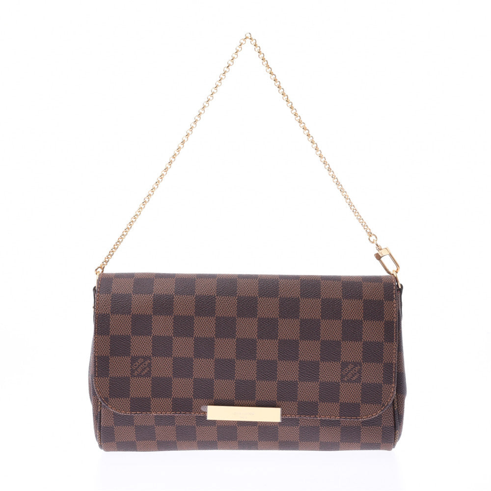 LOUIS VUITTON ルイヴィトン ダミエ フェイボリットMM 2WAYバッグ ブラウン N41129 レディース ショルダーバッグ 未使用 