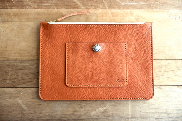 Heritage Clutch Pouch クラッチポーチ Camel