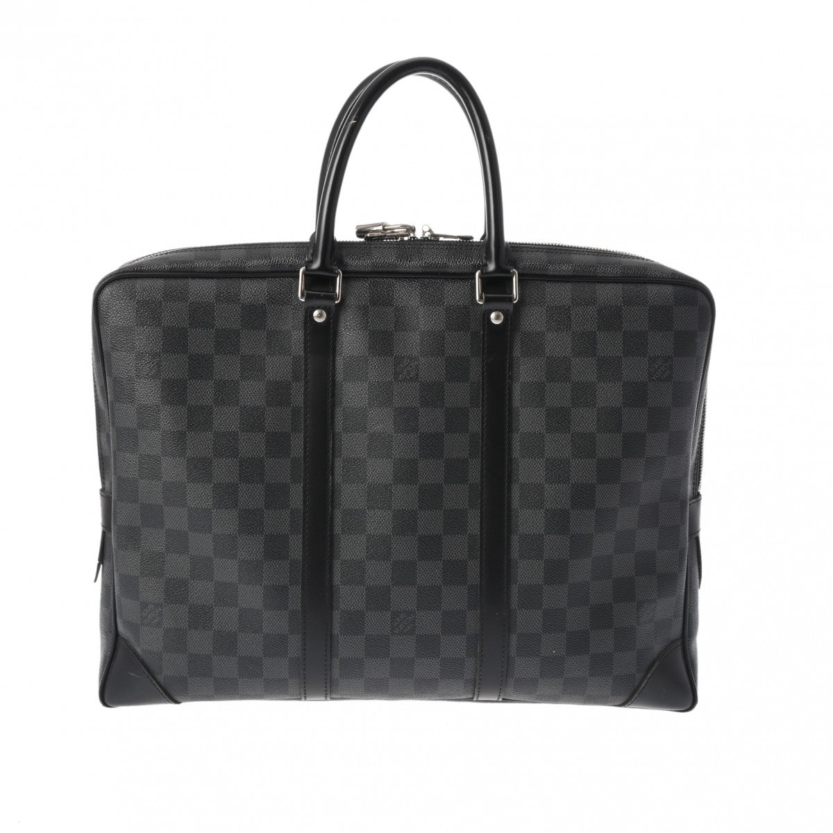 LOUIS VUITTON ルイヴィトン ダミエグラフィット ヴォワヤージュ ブラック N41125 メンズ ダミエグラフィットキャンバス ビジネスバッグ Bランク 中古 