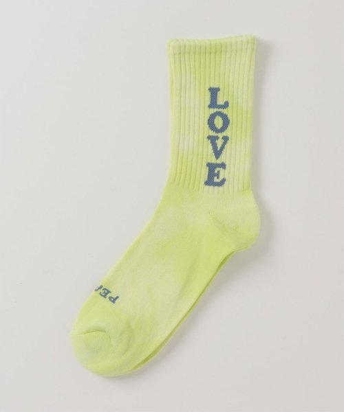 【ROSTER SOX/ロスターソックス】タイダイ LOVE  靴下 ソックス 日本製