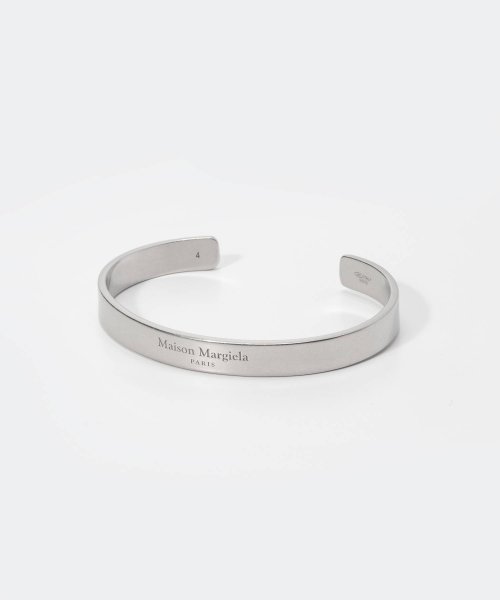 メゾン マルジェラ MAISON MARGIELA SM1UY0066 SV0158 ロゴ カフ ブレスレット Cuff メンズ レディース アクセサリー ロゴ