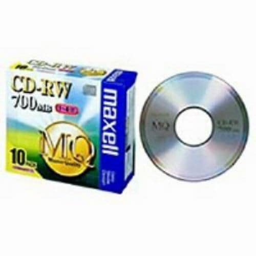 マクセル CDRW80PW.S1P10S 4倍速対応データ用CD-RW 10枚パック 700MB