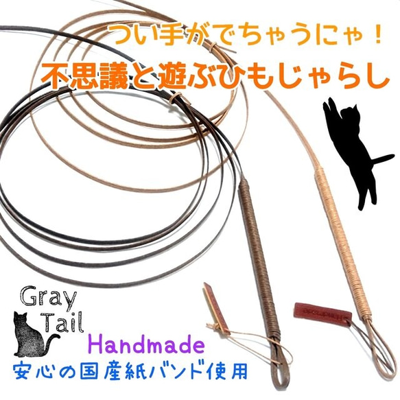 つい手がでちゃうにゃ！不思議と遊ぶひもじゃらし 猫のおもちゃ ねこじゃらし