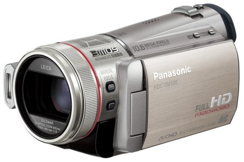 Panasonic デジタルハイビジョンビデオカメラ シルバー HDC-TM300-S【中古品】