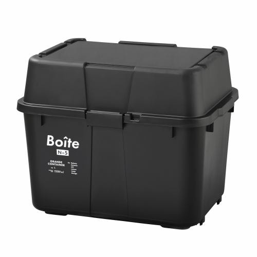 ベストコ Boiteガレージ ベランダコンテナ70L ブラック MA-4014