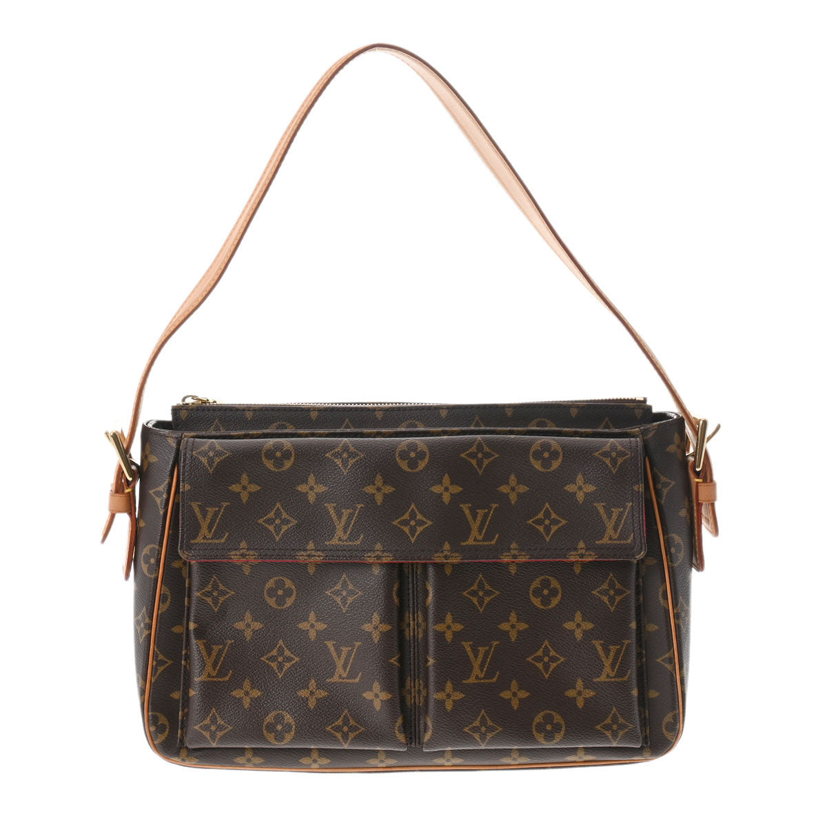 【コストコ お買い得】LOUIS VUITTON ルイヴィトン モノグラム ヴィバシテ GM ブラウン M51163 レディース モノグラムキャンバス ハンドバッグ Bランク 中古 _画像1