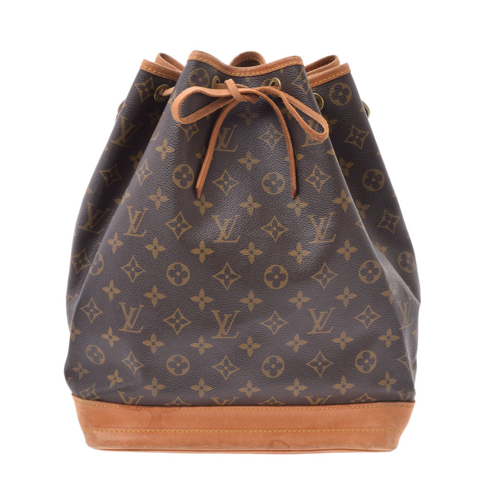 LOUIS VUITTON ルイヴィトン モノグラム ノエ ブラウン M42224 ユニセックス モノグラムキャンバス ショルダーバッグ Cランク 中古 