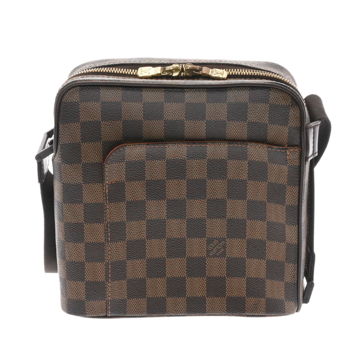 LOUIS VUITTON ルイヴィトン ダミエ オラフ PM ブラウン N41442 ユニセックス ダミエキャンバス ショルダーバッグ Bランク 中古 