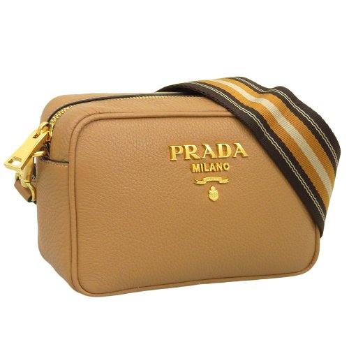 PRADA プラダ BANDOLIERA VITELLO PHENIX バンドリエラ ヴィッテロ フェニックス 斜めがけ ショルダー バッグ レザー