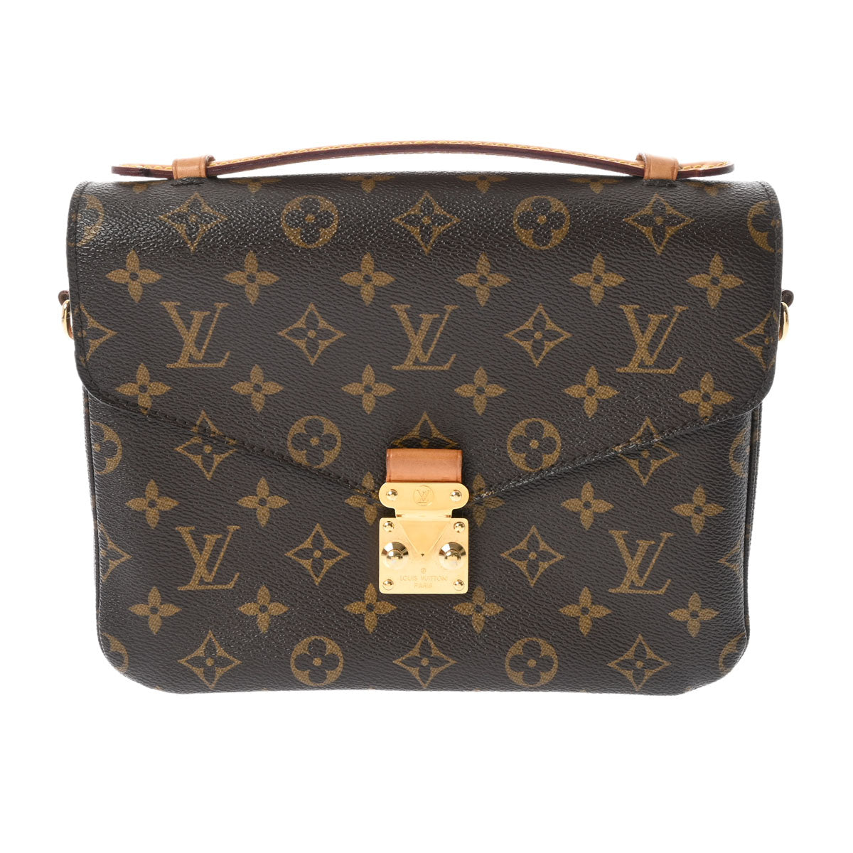 【コストコ お買い得】LOUIS VUITTON ルイヴィトン モノグラム  ポシェットメティスMM 2WAY ブラウン M44875 レディース モノグラムキャンバス ハンドバッグ Bランク 中古 _画像1