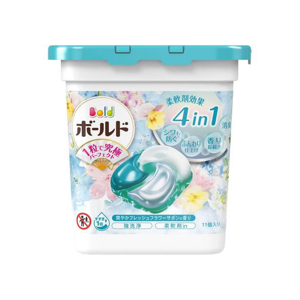 Ｐ＆Ｇ ボールド ジェルボール4D サボン 本体 11個入 FCU4988