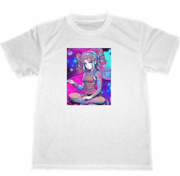 女神　ドライ　Tシャツ　オリジナル　アニメ　イラスト　グッズ　美女　美少女