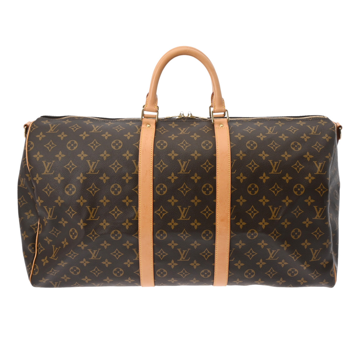 LOUIS VUITTON ルイヴィトン モノグラム キーポル バンドリエール 55 ブラウン M41414 ユニセックス モノグラムキャンバス ボストンバッグ ABランク 中古 