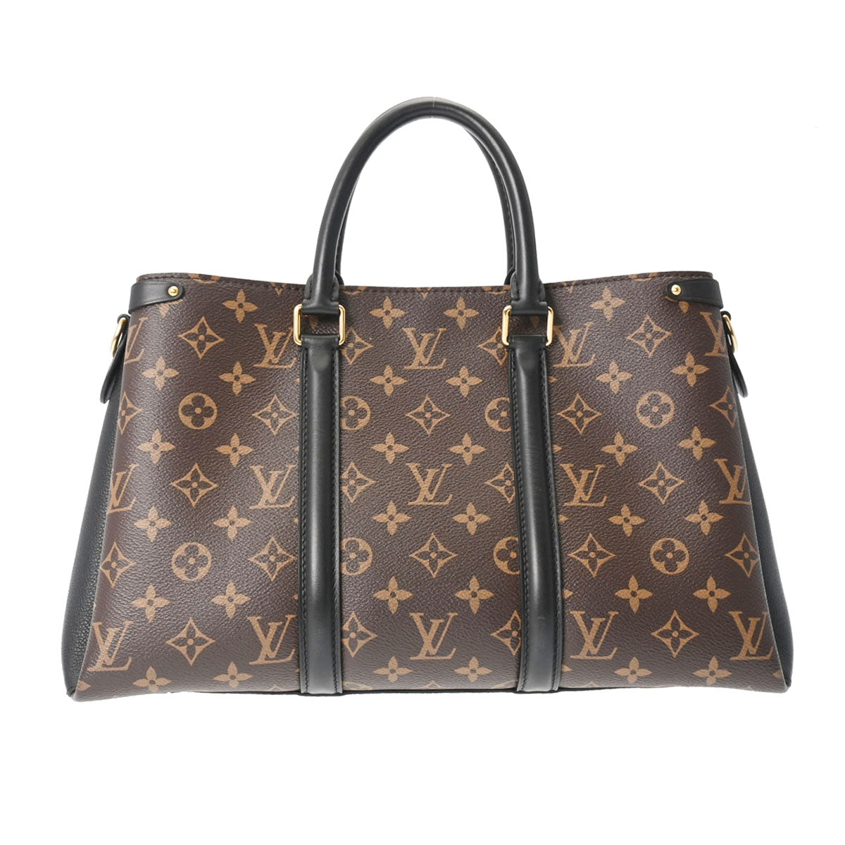 LOUIS VUITTON ルイヴィトン モノグラム スフロ NV MM ブラウン/黒 M44817 レディース モノグラムキャンバス ハンドバッグ Aランク 中古 