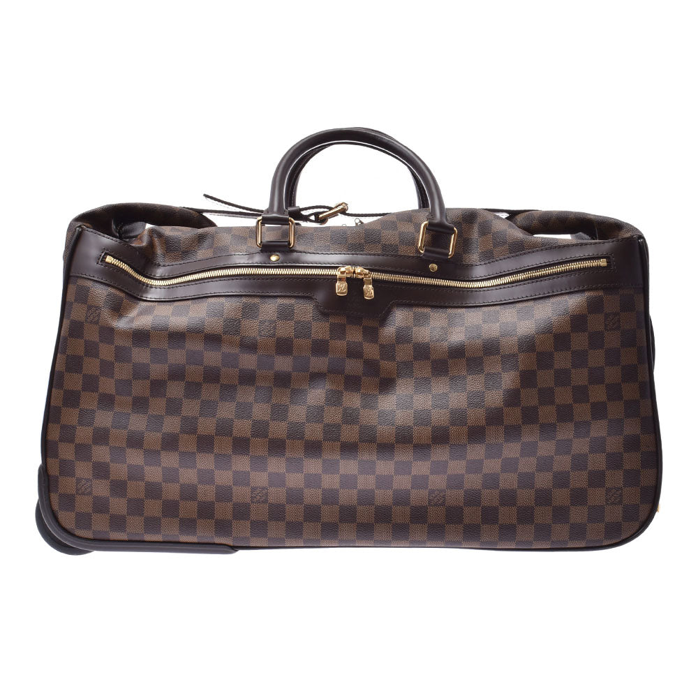 LOUIS VUITTON ルイヴィトンエオール60  14137 ブラウン メンズ ダミエキャンバス キャリーバッグ N23203  中古