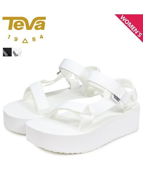 Teva テバ サンダル レディース 厚底 フラットフォーム ユニバーサル W FLATFORM UNIVERSAL スポーツサンダル ビーチサンダル ブラック