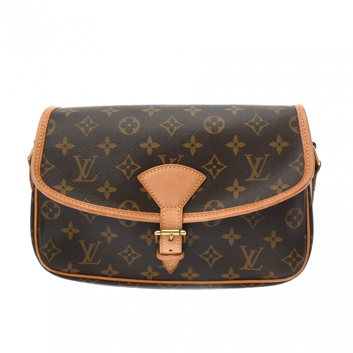 LOUIS VUITTON ルイヴィトン モノグラム ソローニュ ブラウン M42250 レディース モノグラムキャンバス ショルダーバッグ ABランク 中古 