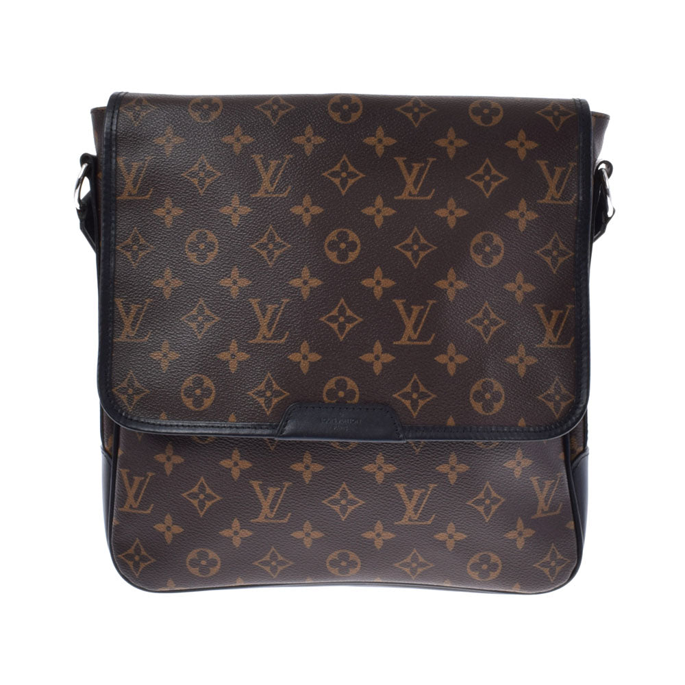 LOUIS VUITTON ルイヴィトン モノグラム マカサー バスMM ブラウン M56715 メンズ モノグラムマカサー ショルダーバッグ ABランク 中古 