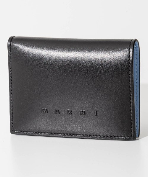 マルニ MARNI PFMOQ14Q09 P5298 二つ折り財布 BILLFOLD レディース 財布 ビルフォード レザー ミニ財布 シンプル プレゼント ギ