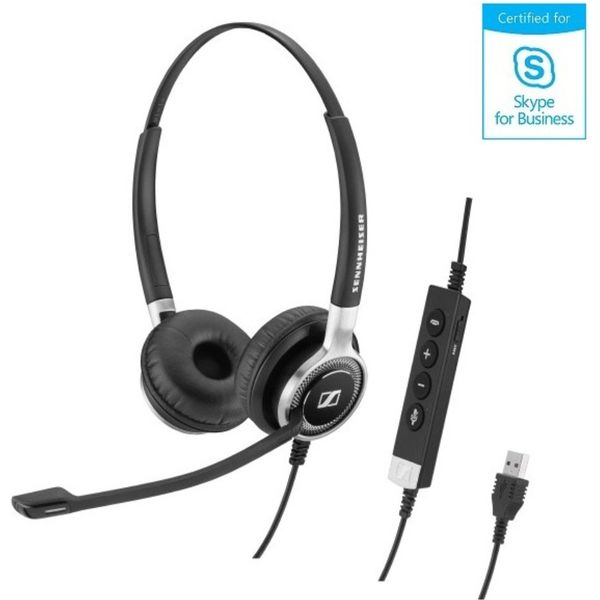 EPOS | SENNHEISER SC 660 ANC USB 両耳式USBヘッドセット アクティブノイズキャンセル搭載 1000650（直送品）