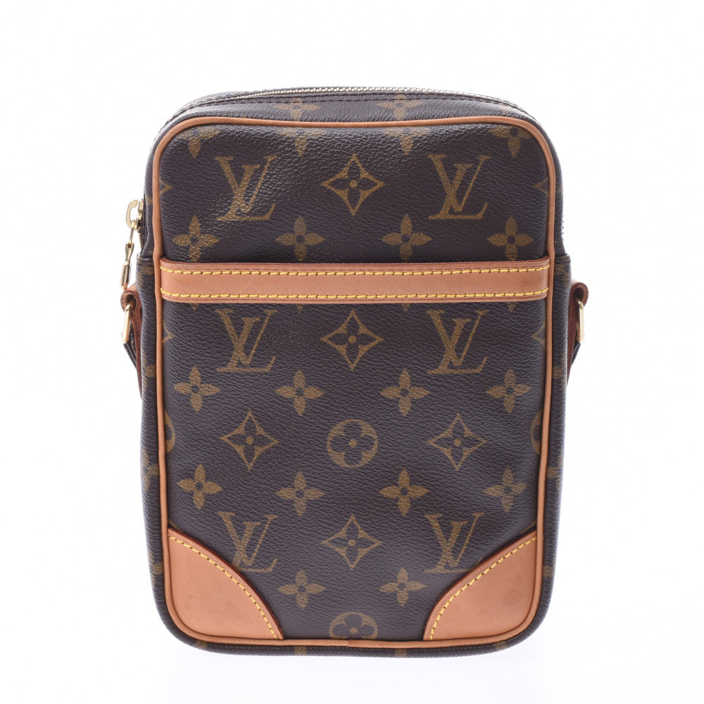 LOUIS VUITTON ルイヴィトン モノグラム ダヌーブ ブラウン M45266 ユニセックス モノグラムキャンバス ショルダーバッグ ABランク 中古 