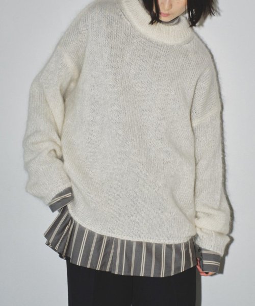 TODAYFUL(トゥデイフル)Kid Mohair Knitキッドモヘアニット/12320533