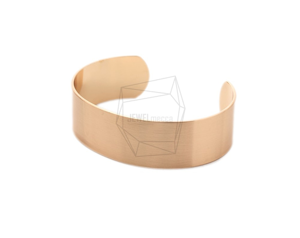 BRA-039-G【1個入り】バンドカフブレスレット,Band Cuff Bracelet/20mm