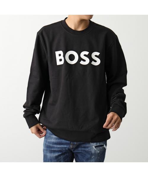 HUGO BOSS スウェットシャツ BLACK SOLERI 50496642 ロゴ 長袖