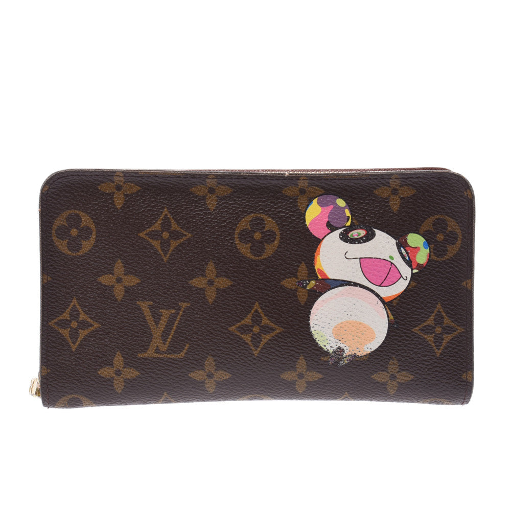 LOUIS VUITTON ルイヴィトン モノグラム パンダ ポルトモネジップ ブラウン M61729 ユニセックス モノグラムキャンバス 長財布 Bランク 中古 